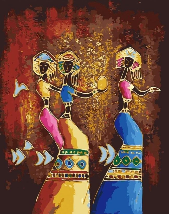 Elegant African Woman Paint By Numbers