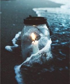 Tide Candle Seascape Paint By Numbers
