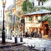 Venice Sunshine Cafe Cityscape Paint By Numbers