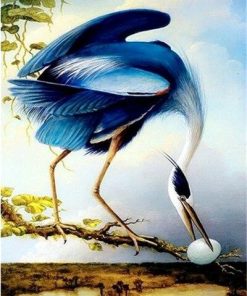 Blue Heron Wildlife Paint By Numbers
