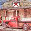 Vintage Texas Truck Paint By Numbers