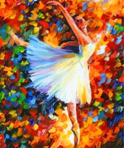 Colorful Ballerina Ballet Paint By Numbers