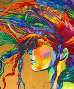 Colorful Abstract Woman Paint By Numbers