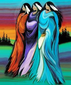 Native Woman Artworks Paint By Numbers