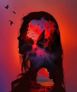 Nature Girl Abstract Paint By Numbers