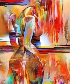 Colorful Woman Abstract Paint By Numbers