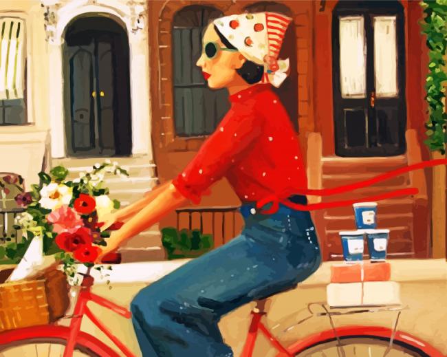 Finalizing Aesthetic Bicycle Ride Artwork