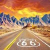 Aesthetic Route 66 Sunsets Paint By Numbers