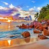 Aesthetic Seychelles Beaches Paint By Numbers