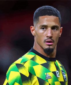 William Saliba French Player Paint By Numbers