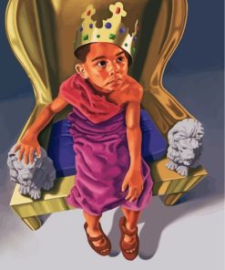 African Boy Royalty Paint By Numbers