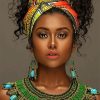 African Girl Beauty Paint By Numbers