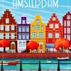 Charming Amsterdam Scenes Paint By Numbers