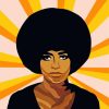 Angela Davis Political Visionary Paint By Numbers