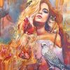 Blonde Girl Animal Art Paint By Numbers