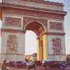 Arc de Triomphe Paris Scene Paint By Numbers