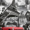 Paris Red Muscle Car Paint By Numbers
