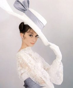 Audrey Hepburn White Elegance Paint By Numbers