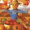 Autumn Scarecrow Scene Paint By Numbers
