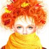 Autumn Girl Paint By Numbers