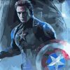 Captain America Animated Paint By Numbers