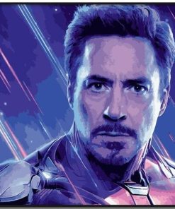 Robert Downey Jr Superhero Paint By Numbers