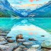 Banff Mountain Lake Paint By Numbers