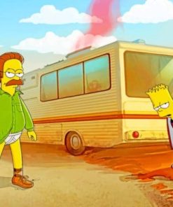 Bart And Heisenberg Animated Paint By Numbers