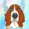 Brown Basset Hound Paint By Numbers