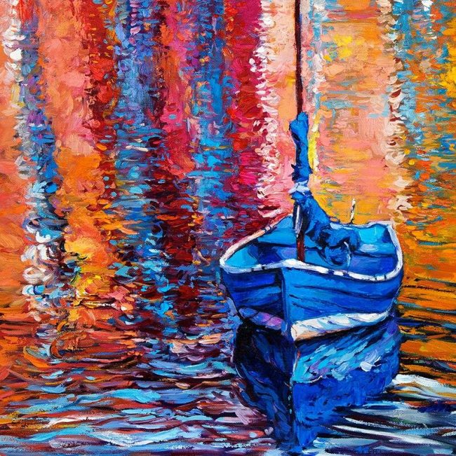 Colorful Boat Adventures Paint By Numbers