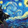 Batman Starry Night Superhero Paint By Numbers