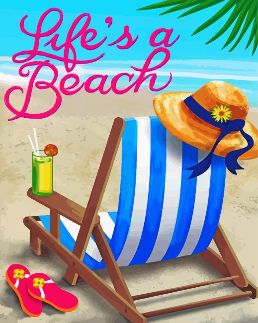 Finalizing the Summer Beach Life Artwork