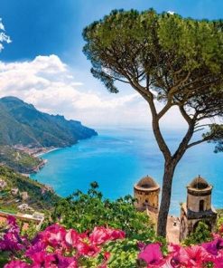 Ravello Mountains Modern Landscape Paint By Numbers