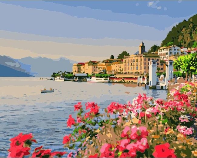 Lake Como Italy Paint By Numbers