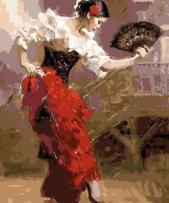 Español Women Dance Paint By Numbers