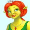 Shrek Fiona Coloring Paint By Numbers