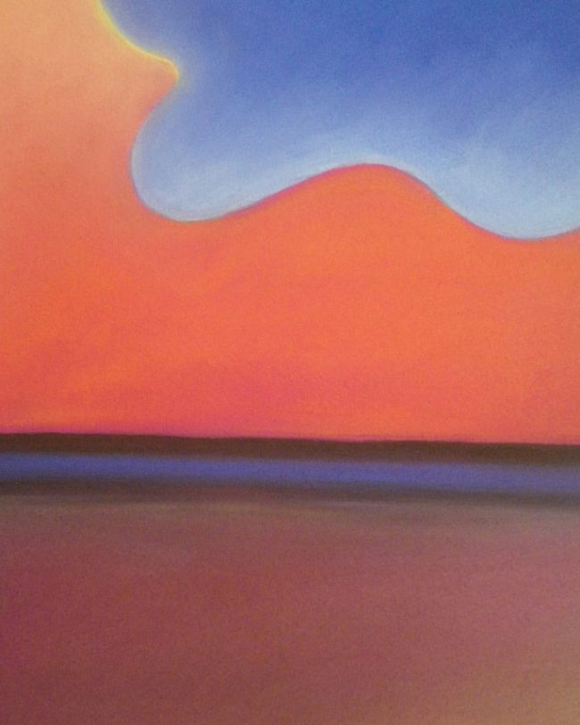 Sunset Abstract Painting Paint By Numbers