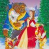 Beauty and the Beast Christmas Classic Paint By Numbers