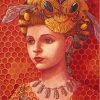 Elegant Bee Woman Paint By Numbers