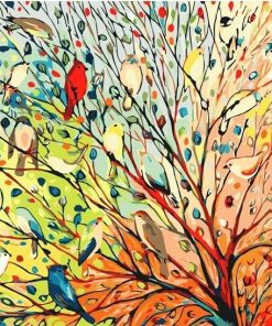 Colorful Bird Collection Paint By Numbers