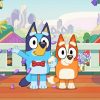 Bingo and Bluey Cartoon Paint By Numbers