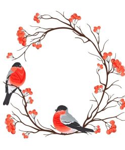 Bird Illustration Paint By Numbers