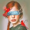 Birds and Woman Art Paint By Numbers