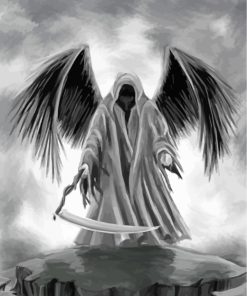 Grim Reaper Black Death Paint By Numbers