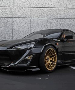 Black Toyota GR 86 Paint By Numbers