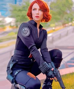 Marvel Natasha Romanoff Paint By Numbers