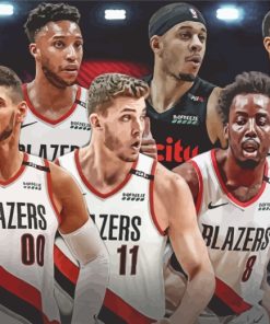 Portland Trail Blazers Paint By Numbers