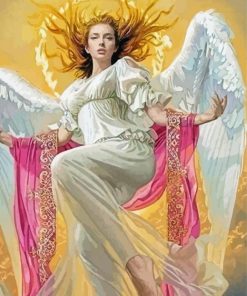 Blonde Angel Wings Paint By Numbers