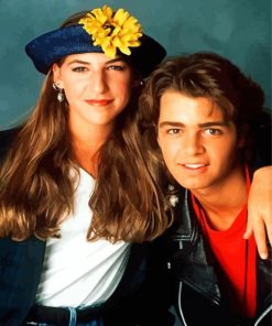 Blossom and Joey Sitcom Paint By Numbers