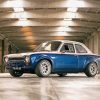 Blue Escort Classic Car Paint By Numbers